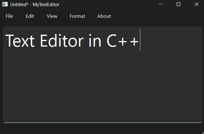 Text Editor